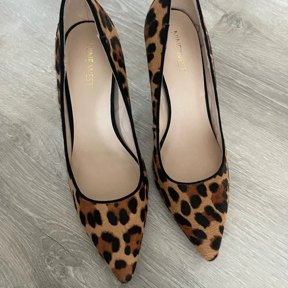 Nine West - Fresh - Leopard Print Women's Shoes 9 - Picture 3 of 6